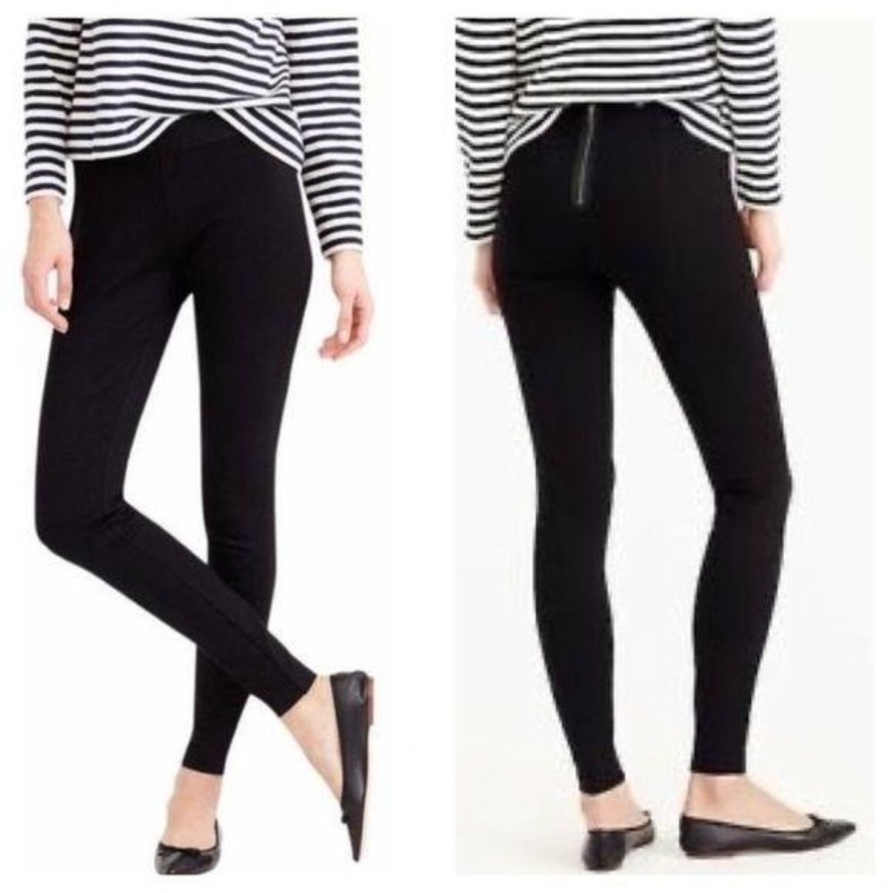 J.‎ Crew Pixie Pant XS Black Skinny Legging Rear Zip Classic